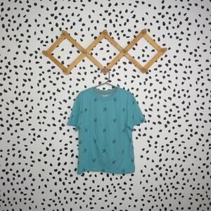 Old Navy Blue Skateboard Print Boys Graphic T-Shirt